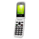 TELEFONO MOVIL DORO 2404 RED WHITE Móviles básicos