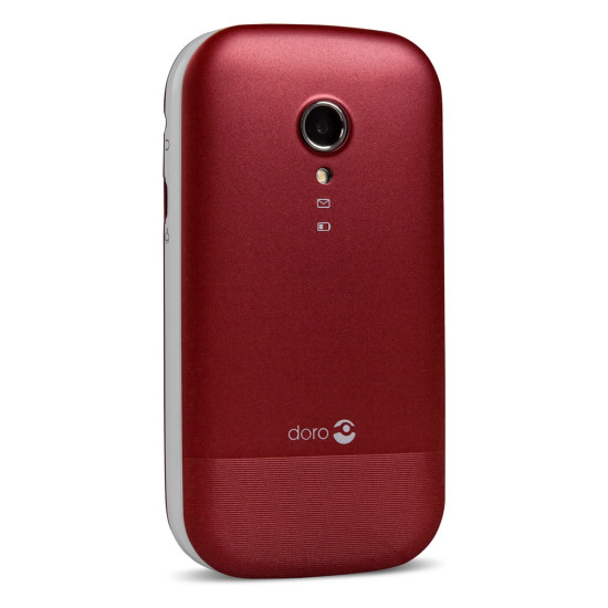 TELEFONO MOVIL DORO 2404 RED WHITE Móviles básicos