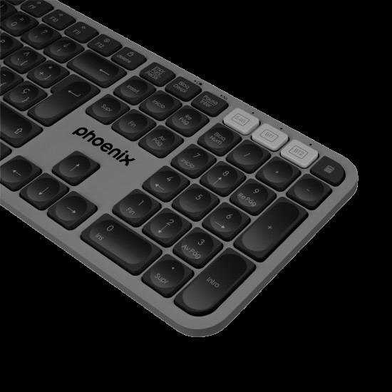TECLADO INALÁMBRICO MULTIDISPOSITIVO PHOENIX K300 BLUEOOTH Teclados TECLADO INALÁMBRICO MULTIDISPOSITIVO PHOENIX K300 BLUEOOTH Teclados