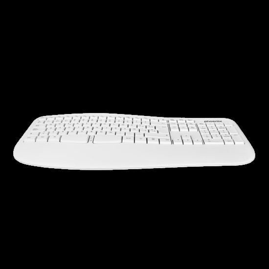 PHOENIX K201 TECLADO ERGONÓMICO INALÁMBRICO 2.4GHZ Teclados PHOENIX K201 TECLADO ERGONÓMICO INALÁMBRICO 2.4GHZ Teclados