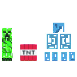 FIGURA MATTEL MINECRAFT DIAMOND LEVEL CREEPER