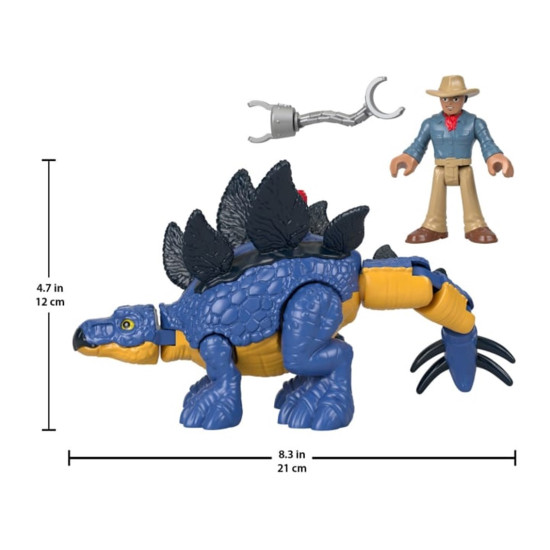 FIGURA MATTEL JURASSIC WORLD STEGOSAURUS Figuras