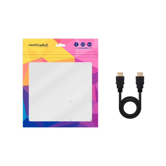 CABLE NANOCABLE HDMI V2.0 4K@60HZ 18GBPS Cables audio vídeo CABLE NANOCABLE HDMI V2.0 4K@60HZ 18GBPS Cables audio vídeo