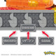 FIGURA MATTEL MEGA CONSTRUX MOTION POKEMON Figuras