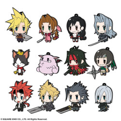 SET 12 COLGANTES GOMA SQUARE ENIX