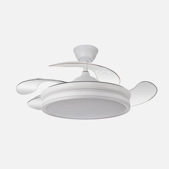 VENTILADOR BAYOMO 59W 6890LM BLANCO 4 Ventiladores VENTILADOR BAYOMO 59W 6890LM BLANCO 4 Ventiladores