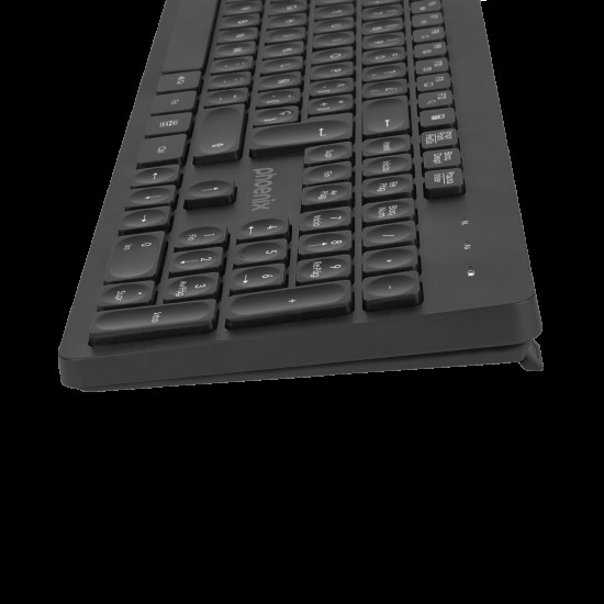 TECLADO INALAMBRICO QWERTY PHOENIX K200 NEGRO Teclados TECLADO INALAMBRICO QWERTY PHOENIX K200 NEGRO Teclados