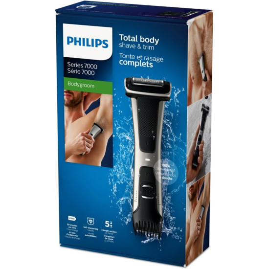 CORTAPELOS CORPORAL PHILIPS BODYGROOM 7000 NEGRO Afeitadoras CORTAPELOS CORPORAL PHILIPS BODYGROOM 7000 NEGRO Afeitadoras