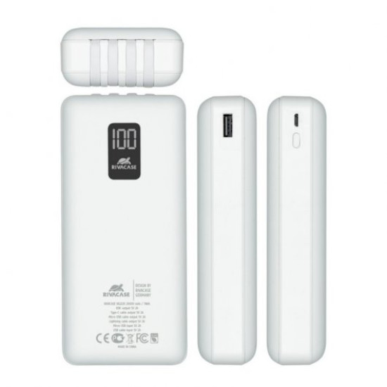 POWERBANK RIVACASE VA2220 20000MAH BLANCO Powerbanks POWERBANK RIVACASE VA2220 20000MAH BLANCO Powerbanks