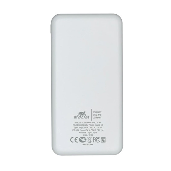 POWERBANK RIVACASE VA2532 10000MAH BLANCO Powerbanks POWERBANK RIVACASE VA2532 10000MAH BLANCO Powerbanks