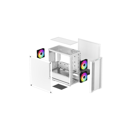 CAJA ORDENADOR GAMING DEEPCOOL CC360 BLANCO Cajas CAJA ORDENADOR GAMING DEEPCOOL CC360 BLANCO Cajas