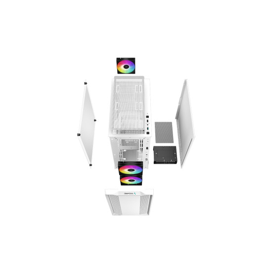 CAJA ORDENADOR GAMING DEEPCOOL CC360 BLANCO Cajas CAJA ORDENADOR GAMING DEEPCOOL CC360 BLANCO Cajas