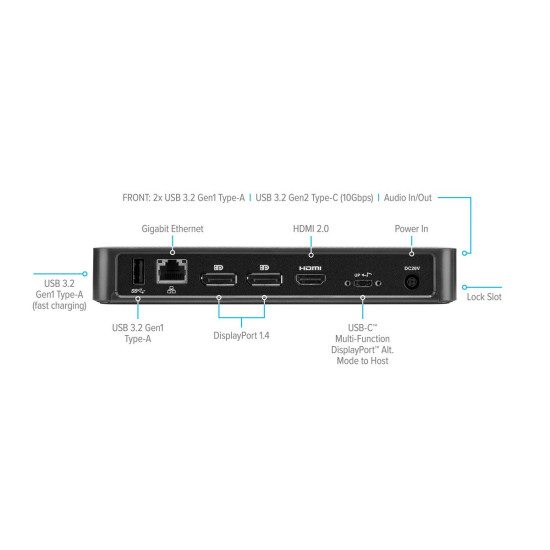 DOCKING TARGUS USB - C MULTI - FUNCTION DISPLAYPORT - DOCK430EUZ Dockings y hubs DOCKING TARGUS USB - C MULTI - FUNCTION DISPLAYPORT - DOCK430EUZ Dockings y hubs