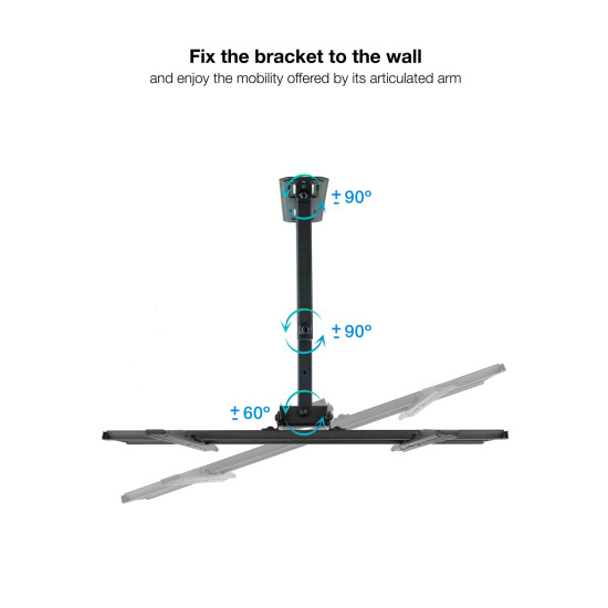 SOPORTE PARED TOOQ PANTALLAS 32 PULGADAS - 55 PULGADAS Soportes monitores tv SOPORTE PARED TOOQ PANTALLAS 32 PULGADAS - 55 PULGADAS Soportes monitores tv