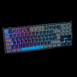 TECLADO GAMING ROYAL PBT MECANICO NEGRO