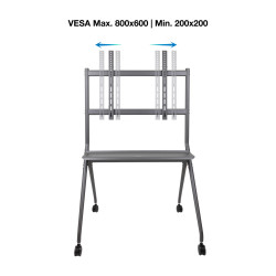 SOPORTE SUELO CON RUEDAS TOOQ FS20205M - B