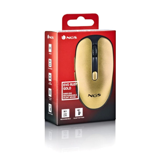 RATON INALAMBRICO NGS EVO RUST GOLD Ratones RATON INALAMBRICO NGS EVO RUST GOLD Ratones