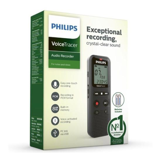 GRABADORA VOZ PHILIPS DVT1160 VOICE TRACER Accesorios para móviles GRABADORA VOZ PHILIPS DVT1160 VOICE TRACER Accesorios para móviles
