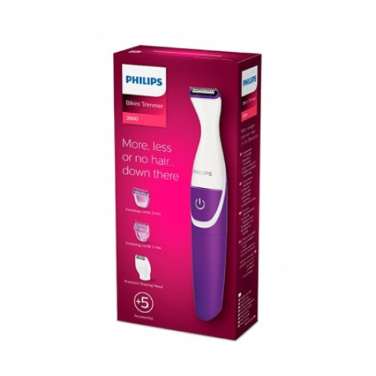 DEPILADORA PERFILADORA PHILIPS ESSENTIAL MORADO LAVABLE Afeitadoras DEPILADORA PERFILADORA PHILIPS ESSENTIAL MORADO LAVABLE Afeitadoras