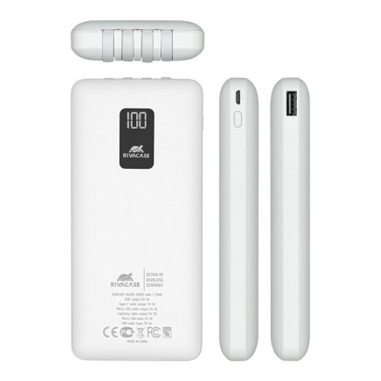POWERBANK RIVACASE VA2210 10000MAH BLANCO Powerbanks POWERBANK RIVACASE VA2210 10000MAH BLANCO Powerbanks