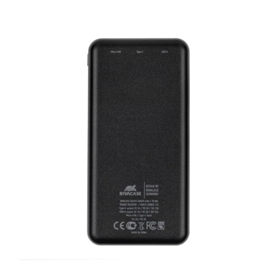POWERBANK RIVACASE VA2571 20000MAH NEGRO Powerbanks