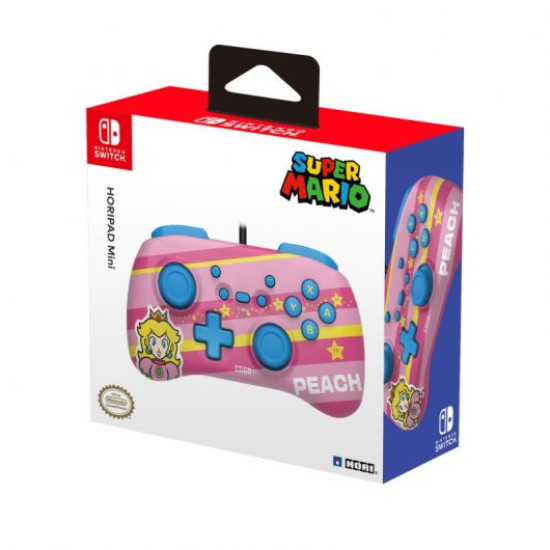 GAMEPAD HORI CONTROLLER MINI PEACH NINTENDO Accesorios nintendo switch GAMEPAD HORI CONTROLLER MINI PEACH NINTENDO Accesorios nintendo switch