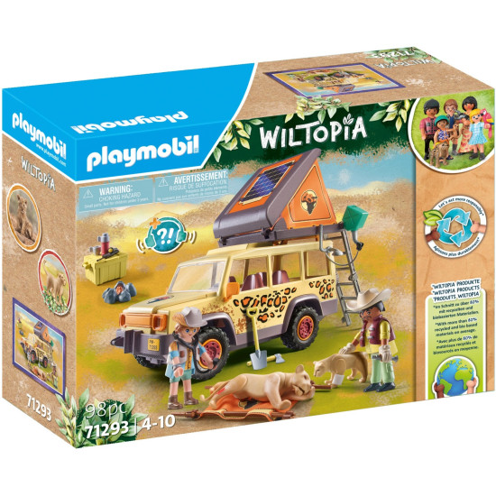PLAYMOBIL WILTOPIA VEHÍCULO TODOTERRENO CON LEONES Playmobils PLAYMOBIL WILTOPIA VEHÍCULO TODOTERRENO CON LEONES Playmobils
