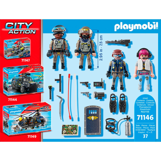 PLAYMOBIL FUERZAS ESPECIALES SET FIGURAS Playmobils