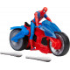 FIGURA HASBRO MARVEL SPIDER MAN MOTO Figuras