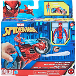 FIGURA HASBRO MARVEL SPIDER MAN MOTO