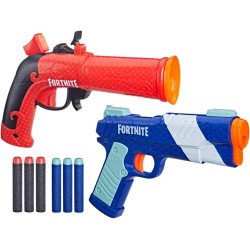 SET DOBLE LANZADORES HASBRO NERF FORTNITE