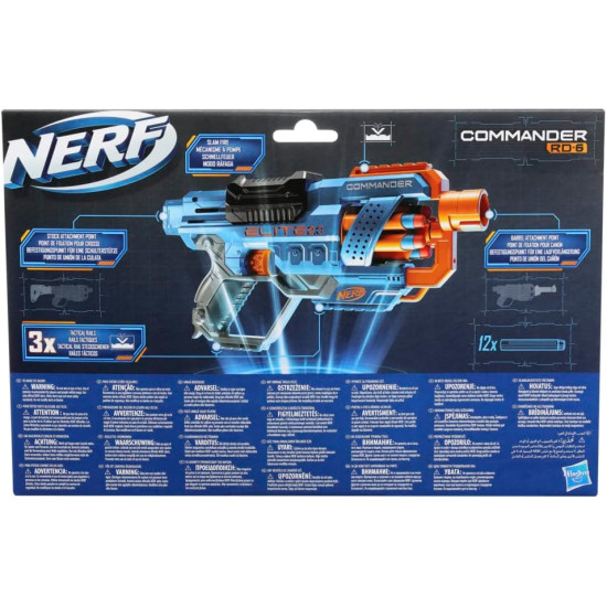 LANZADOR HASBRO NERF ELITE 2.0 COMMANDER Juguetes LANZADOR HASBRO NERF ELITE 2.0 COMMANDER Juguetes