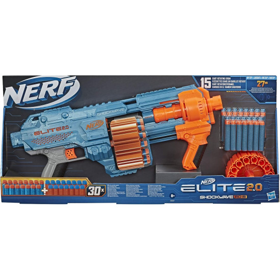 LANZADOR HASBRO NERF ELITE 2.0 SHOCKWAVE Juguetes LANZADOR HASBRO NERF ELITE 2.0 SHOCKWAVE Juguetes