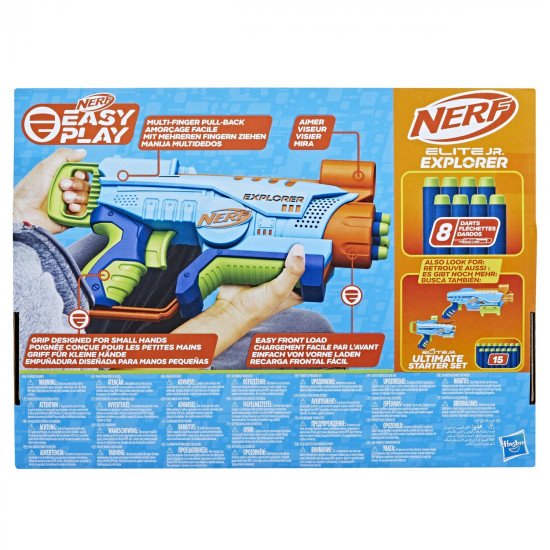 LANZADOR HASBRO NERF ELITE JUNIOR EXPLORER Juguetes