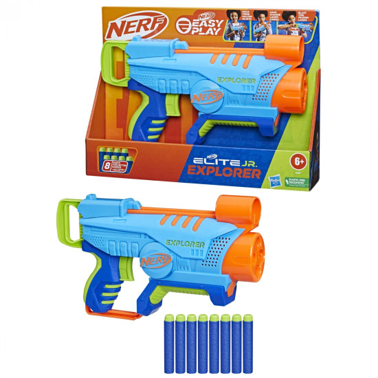 LANZADOR HASBRO NERF ELITE JUNIOR EXPLORER Juguetes