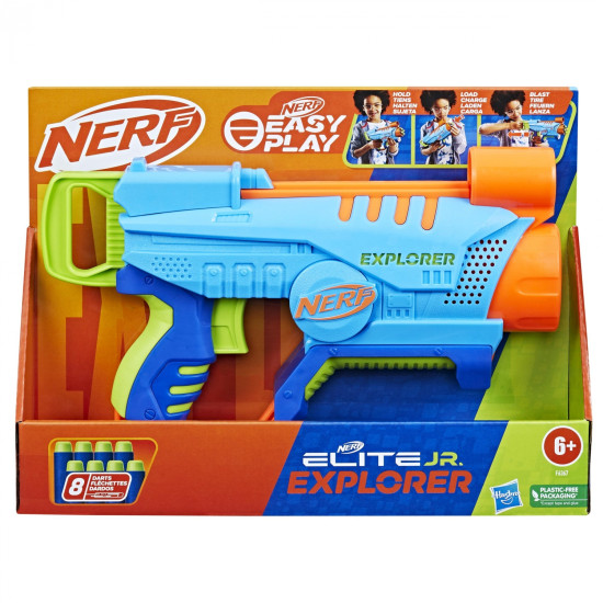 LANZADOR HASBRO NERF ELITE JUNIOR EXPLORER Juguetes