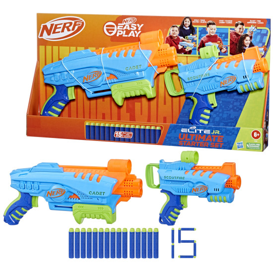 SET DOBLE LANZADORES HASBRO NERF ELITE Juguetes SET DOBLE LANZADORES HASBRO NERF ELITE Juguetes