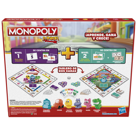 JUEGO MESA HASBRO MONOPOLY JUNIOR ESPAÑOL Juegos de mesa JUEGO MESA HASBRO MONOPOLY JUNIOR ESPAÑOL Juegos de mesa