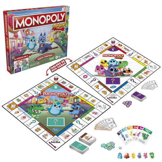 JUEGO MESA HASBRO MONOPOLY JUNIOR ESPAÑOL Juegos de mesa JUEGO MESA HASBRO MONOPOLY JUNIOR ESPAÑOL Juegos de mesa