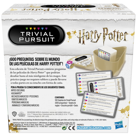 JUEGO MESA HASBRO TRIVIAL PURSUIT HARRY Juegos de mesa JUEGO MESA HASBRO TRIVIAL PURSUIT HARRY Juegos de mesa