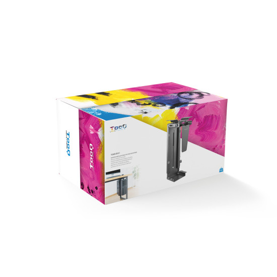 SOPORTE CPU TOOQ ESCRITORIO PARED NEGRO Accesorios cajas y barebones SOPORTE CPU TOOQ ESCRITORIO PARED NEGRO Accesorios cajas y barebones