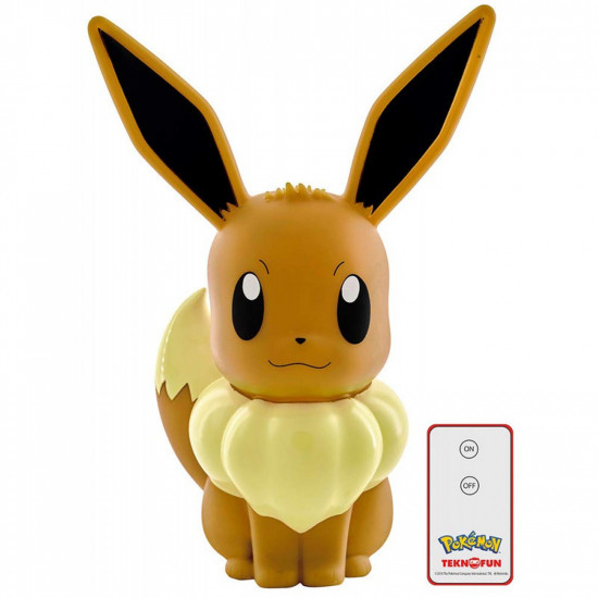 EEVEE LAMPARA LED 30 CM + Accesorios cartas coleccionables