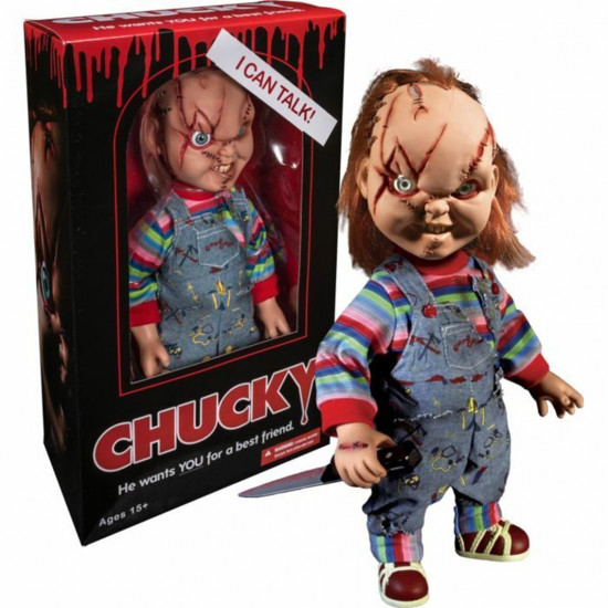 FIGURA MEZCO TOYZ CINE CHUCKY HABLADOR Figuras