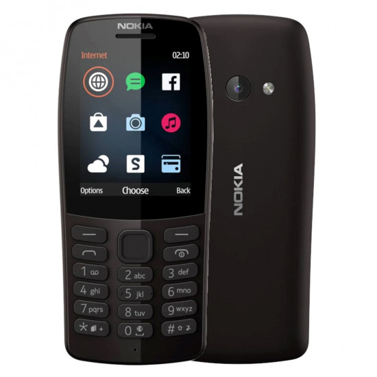 TELEFONO MOVIL NOKIA 210 NEGRO 2.3PULGADAS Teléfonos móviles