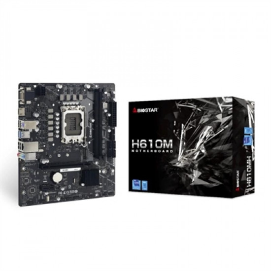 PLACA BASE BIOSTAR H610MH DDR5 MATX Placas base