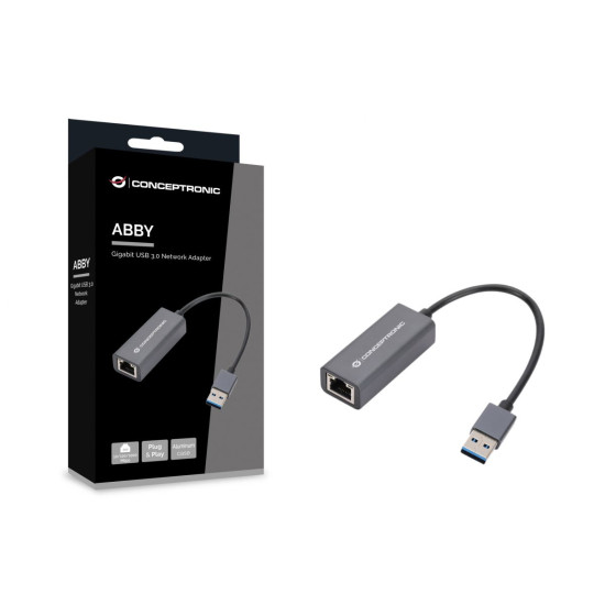 ADAPTADOR USB 3.2 A RJ45 CONCEPTRONIC Adaptadores usb red ADAPTADOR USB 3.2 A RJ45 CONCEPTRONIC Adaptadores usb red