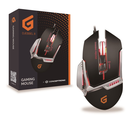 MOUSE RATON GAMING CONCEPTRONIC DJEBBEL02B OPTICO Ratones MOUSE RATON GAMING CONCEPTRONIC DJEBBEL02B OPTICO Ratones