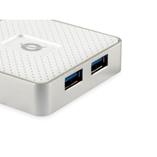 HUB USB 3.0 CONCEPTRONIC HUBBIES03W 4 Dockings y hubs HUB USB 3.0 CONCEPTRONIC HUBBIES03W 4 Dockings y hubs