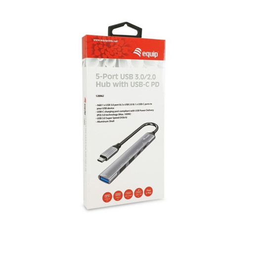 HUB USB TIPO C 3.2 EQUIP Dockings y hubs HUB USB TIPO C 3.2 EQUIP Dockings y hubs