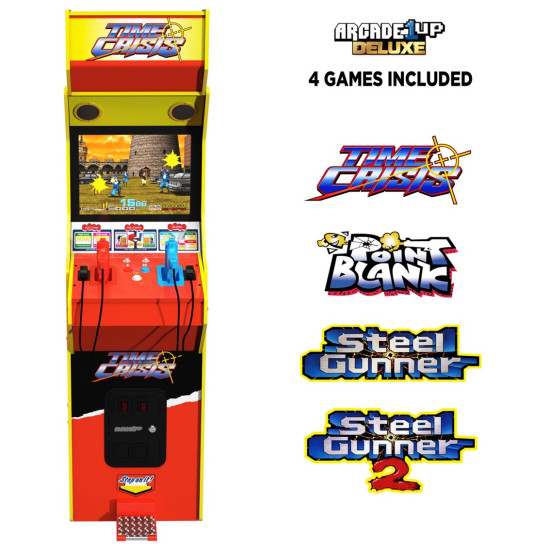 MAQUINA ARCADE ARCADE1UP TIME CRISIS DELUXE Consolas mini clasicas MAQUINA ARCADE ARCADE1UP TIME CRISIS DELUXE Consolas mini clasicas